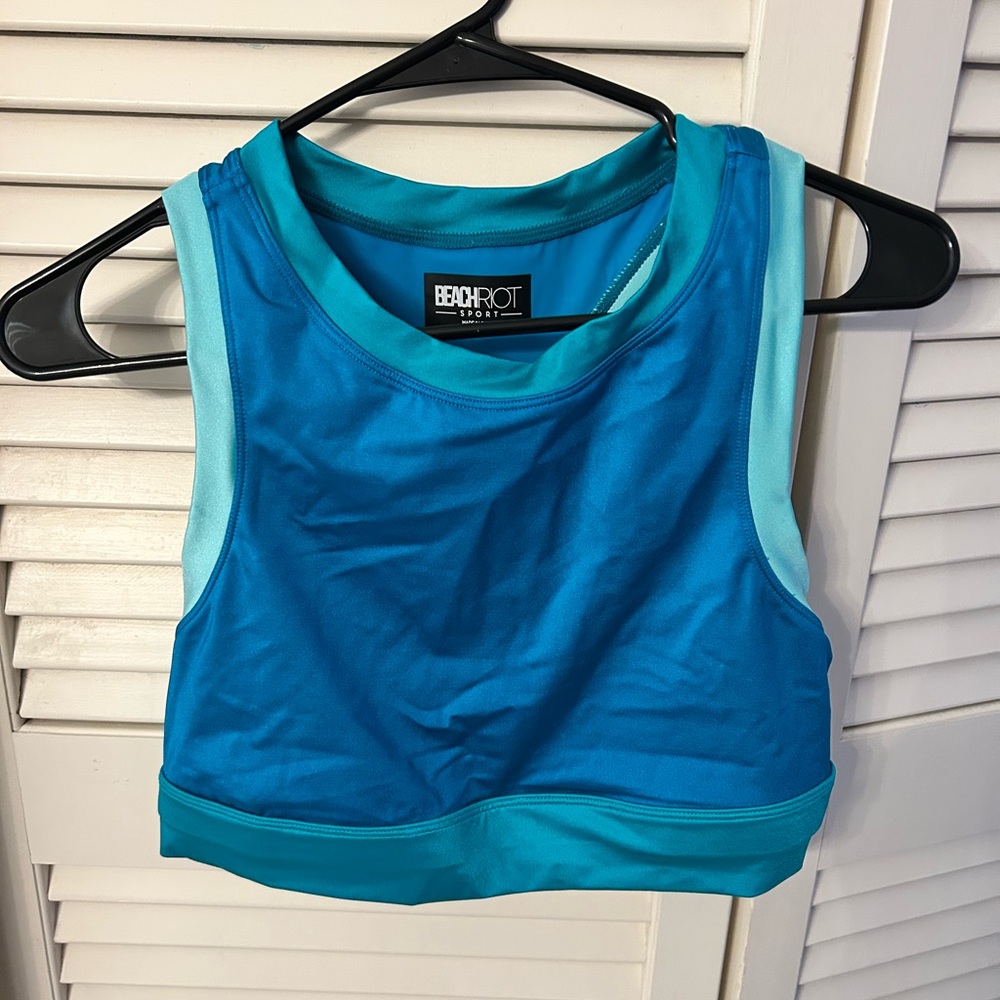 Beach Riot sport Long Line Bra Top